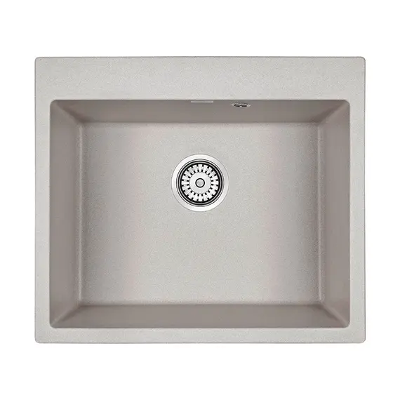 Мойка из камня Paulmark Kante 60 PM106052-GR серый кварц 60 х 52 см