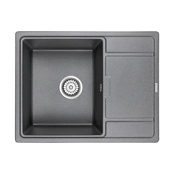 Мойка из камня Paulmark Flugen 50-650 PM216550-DG графит кварц 65 х 50 см
