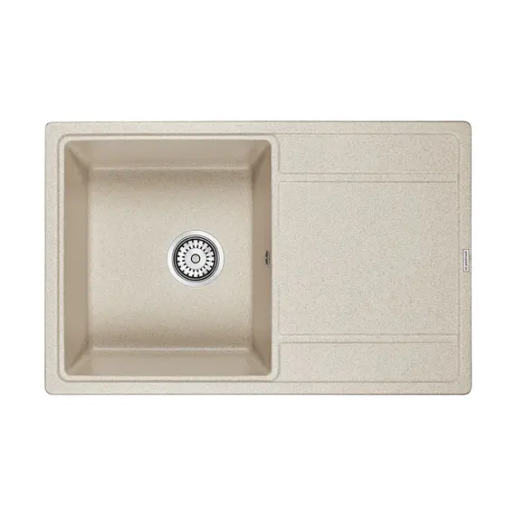 Мойка из камня Paulmark Flugen 50-780 PM217850-BE бежевый кварц 78 х 50 см
