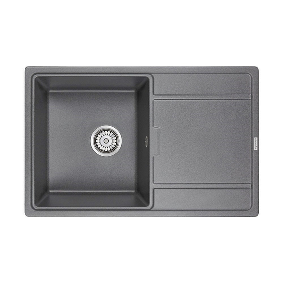 Мойка из камня Paulmark Flugen 50-780 PM217850-DG графит кварц 78 х 50 см