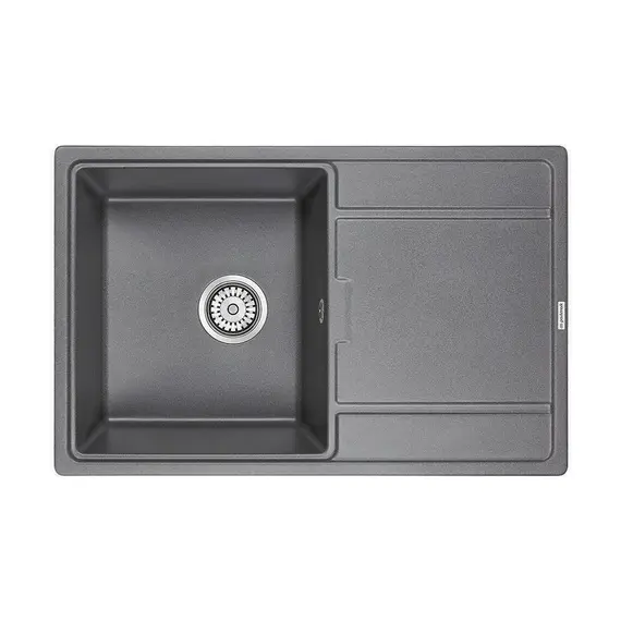 Мойка из камня Paulmark Flugen 50-780 PM217850-DG графит кварц 78 х 50 см