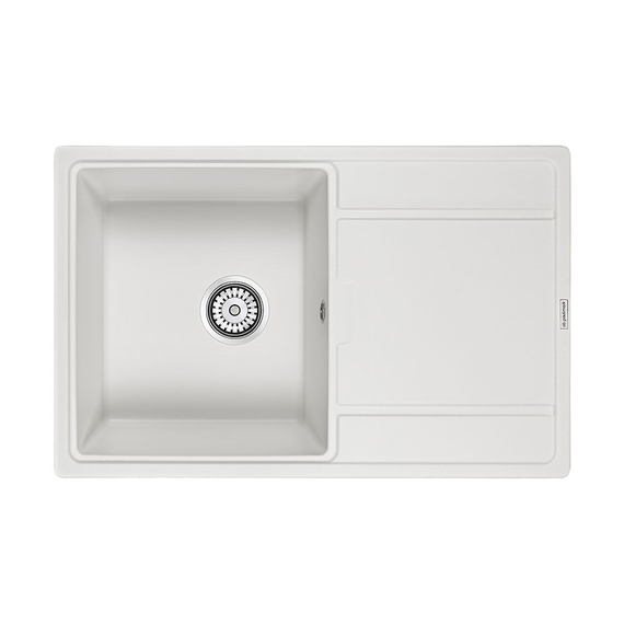 Мойка из камня Paulmark Flugen 50-780 PM217850-WH белый кварц 78 х 50 см