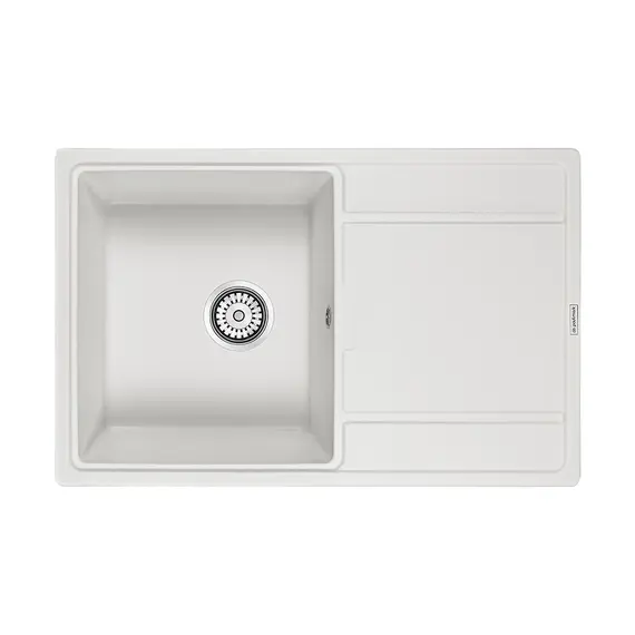 Мойка из камня Paulmark Flugen 50-780 PM217850-WH белый кварц 78 х 50 см