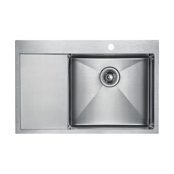 Мойка из нержавейки Paulmark Velten 78F PM807851-BSR брашированная сталь 78 х 51 см