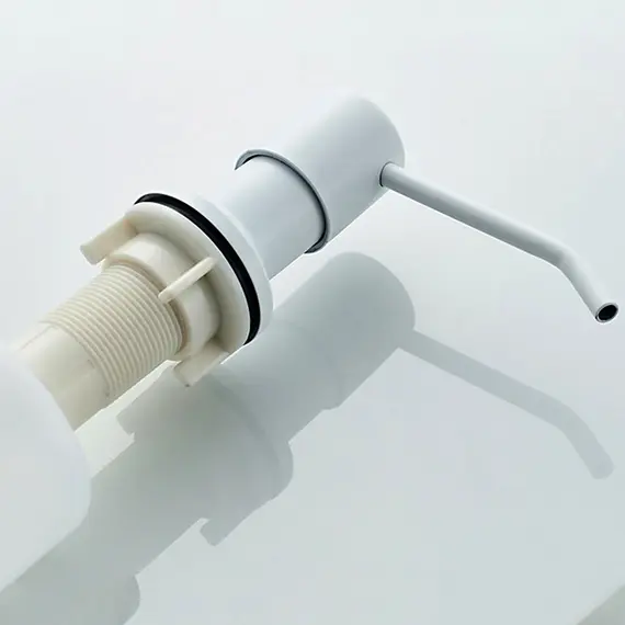 Дозатор жидкого мыла Ledeme R L405H белый матовый, изображение 6