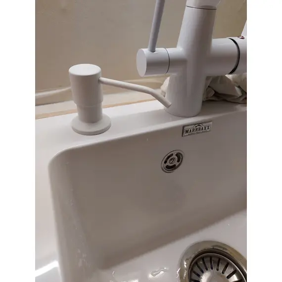 Дозатор жидкого мыла Ledeme R L405H белый матовый, изображение 8