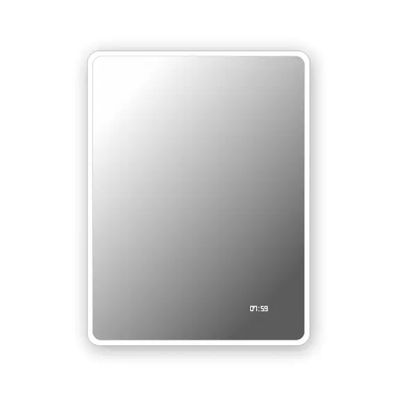 Зеркало для ванной Teymi Tiko Aina 60 х 80 см с LED подсветкой и часами