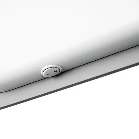 Зеркало для ванной Teymi Tiko Aina 80 х 80 см с LED подсветкой и часами, изображение 6