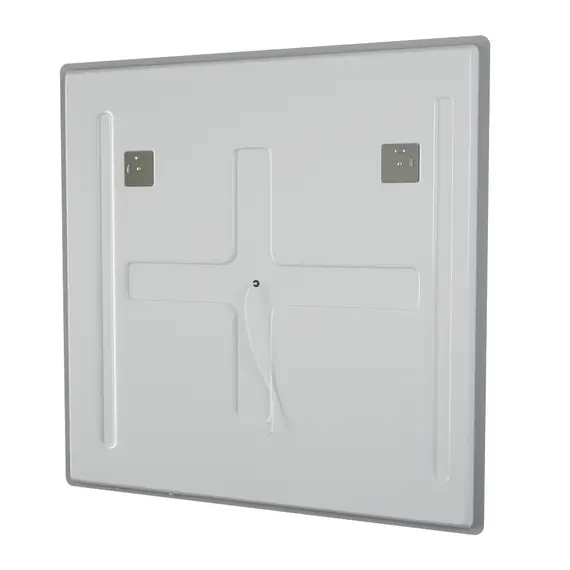 Зеркало для ванной Teymi Tiko Aina 80 х 80 см с LED подсветкой и часами, изображение 5