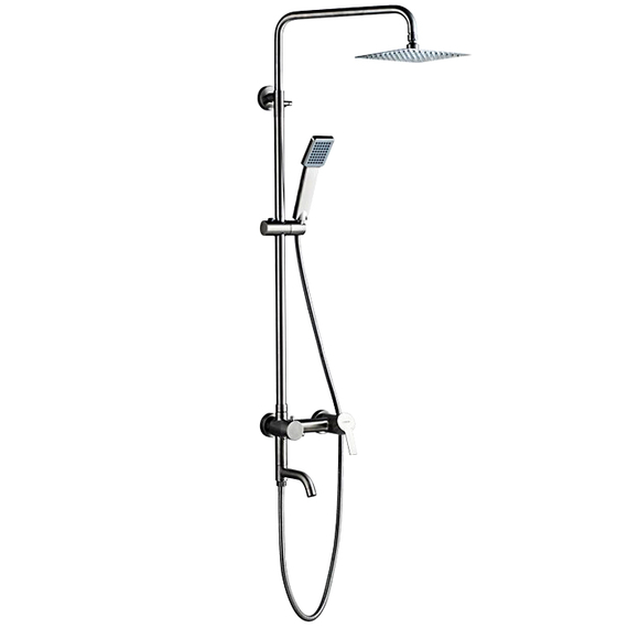 Душевая стойка Ledeme L72401 нержавеющая сталь