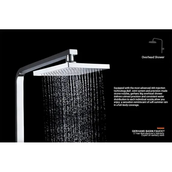 Душевая стойка Gerhans K14 K19014 хром, изображение 5