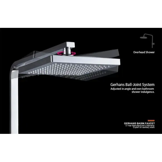 Душевая стойка Gerhans K14 K19014 хром, изображение 6