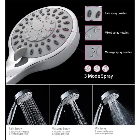 Душевая стойка Gerhans K15 K19015 хром, изображение 10