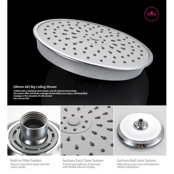 Душевая стойка Gerhans K15 K19015 хром, изображение 5