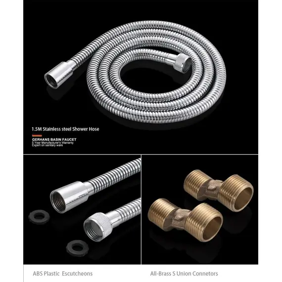 Душевая стойка Gerhans K15W K19015W хром/белый, изображение 16