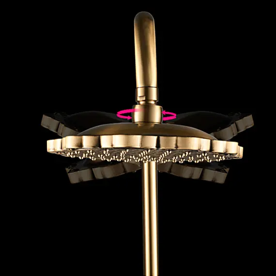 Душевая стойка со смесителем Gerhans K19 K19018 бронза, изображение 10