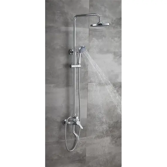 Душевая стойка со смесителем Ledeme L2403-1 хром, изображение 13