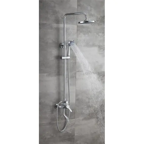 Душевая стойка со смесителем Ledeme L2403-1 хром, изображение 15