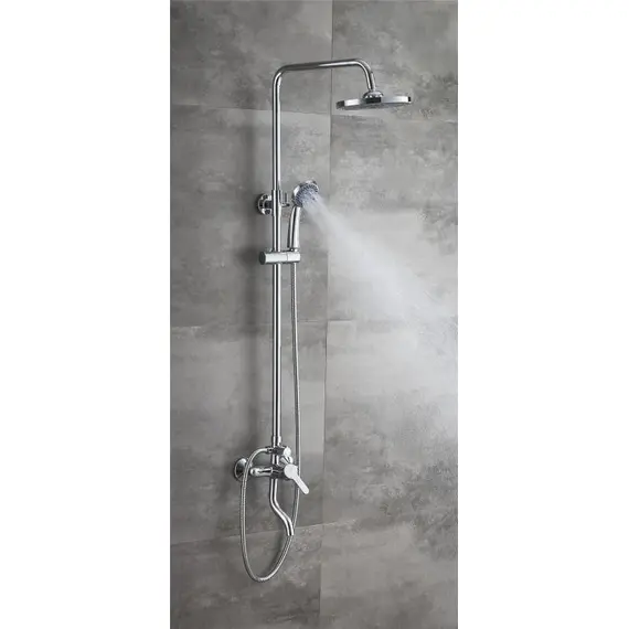 Душевая стойка со смесителем Ledeme L2403-1 хром, изображение 16