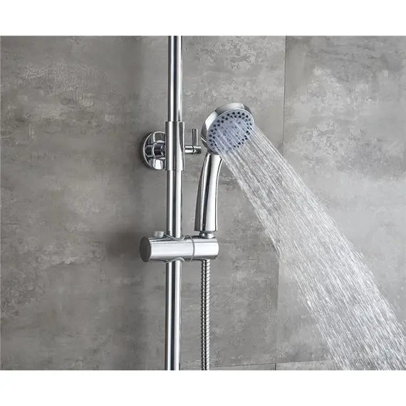 Душевая стойка со смесителем Ledeme L2403-1 хром, изображение 18