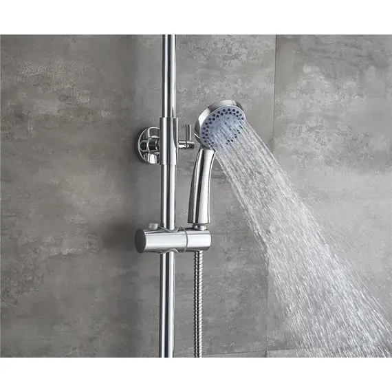 Душевая стойка со смесителем Ledeme L2403-1 хром, изображение 19