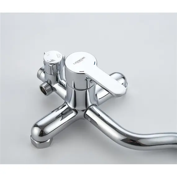 Душевая стойка со смесителем Ledeme L2403-1 хром, изображение 23