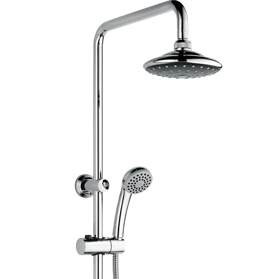 Душевая стойка со смесителем и тропическим душем Ledeme R L2409 хром, изображение 4