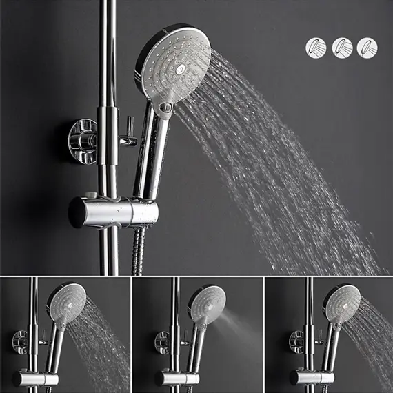 Душевая стойка с термостатом Ledeme L2410 хром, изображение 11