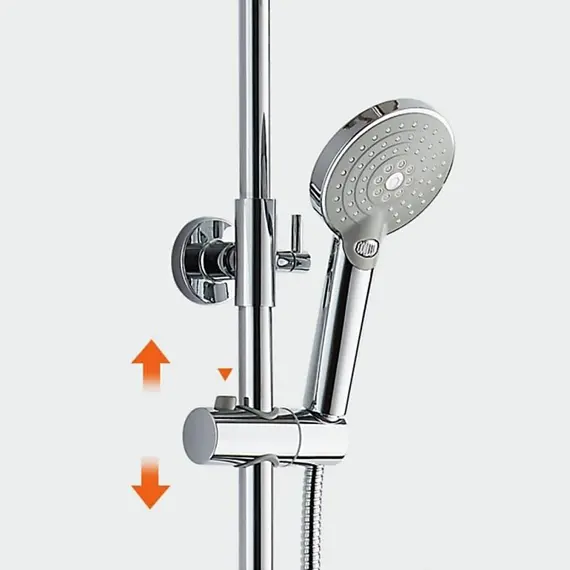 Душевая стойка с термостатом Ledeme L2411 хром, изображение 9