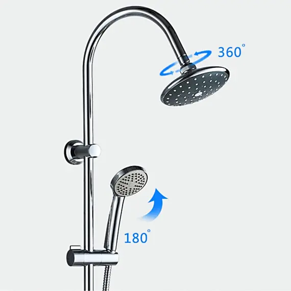 Душевая стойка Ledeme L2412 хром, изображение 8