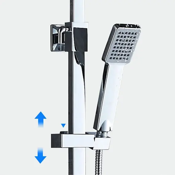 Душевая стойка без смесителя Ledeme L2416 хром, изображение 9