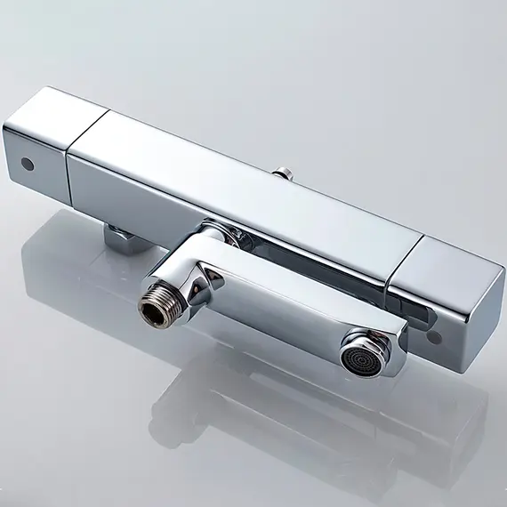 Душевая стойка с термостатом Ledeme L2424 хром, изображение 4