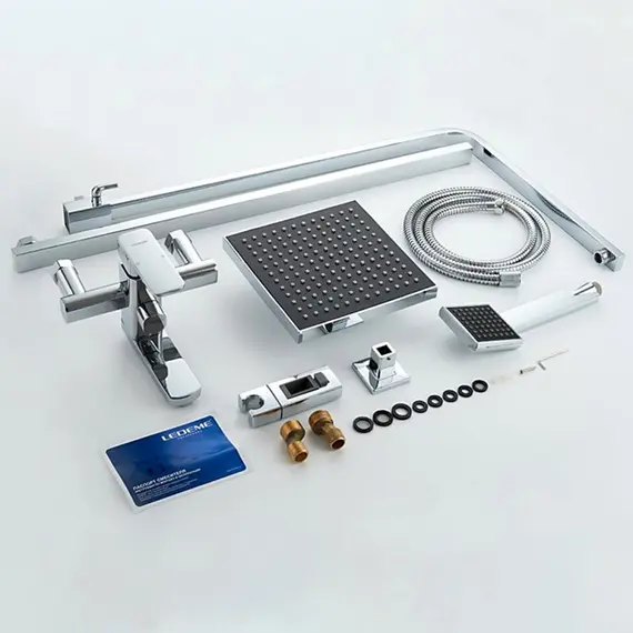 Душевая стойка Ledeme R L2433 хром, изображение 14
