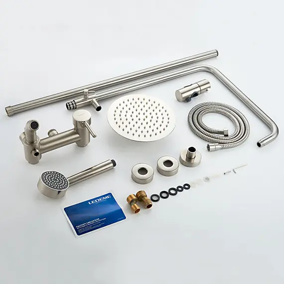 Душевая стойка Ledeme L2452A нержавеющая сталь, изображение 10
