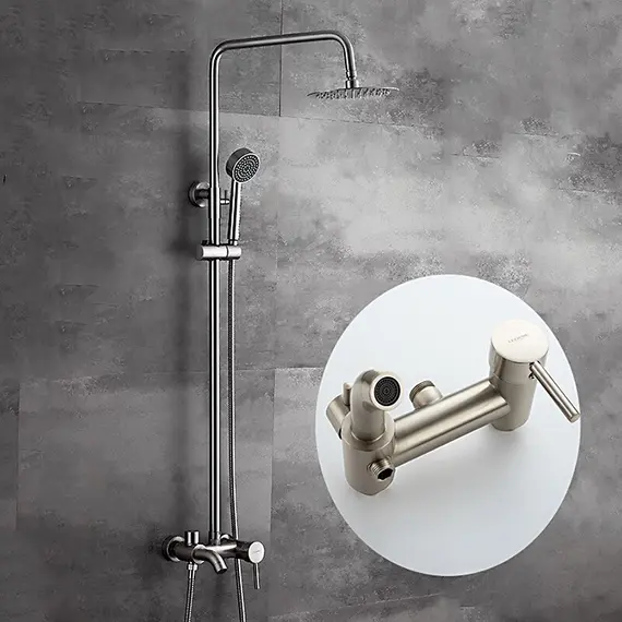 Душевая стойка Ledeme L2452A нержавеющая сталь, изображение 17