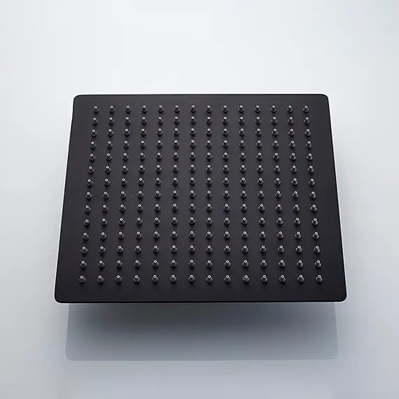 Душевая стойка со смесителем и тропическим душем Ledeme R L2478B матовый черный, изображение 8