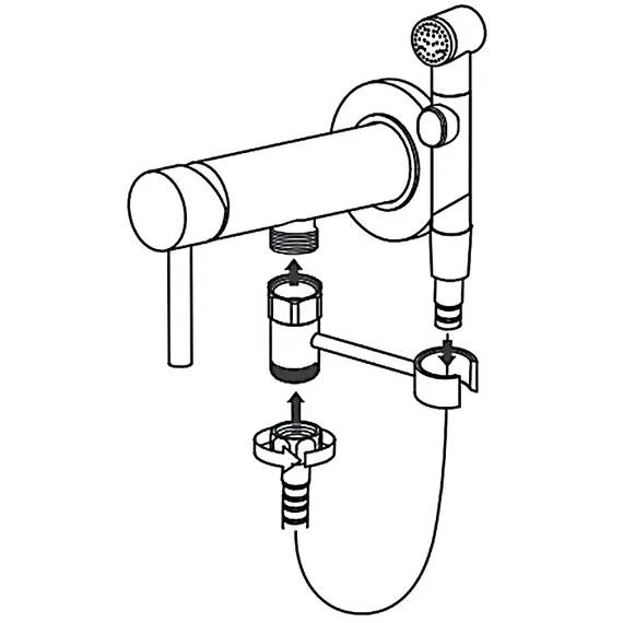 Держатель леек Ledeme L39 хром, изображение 3