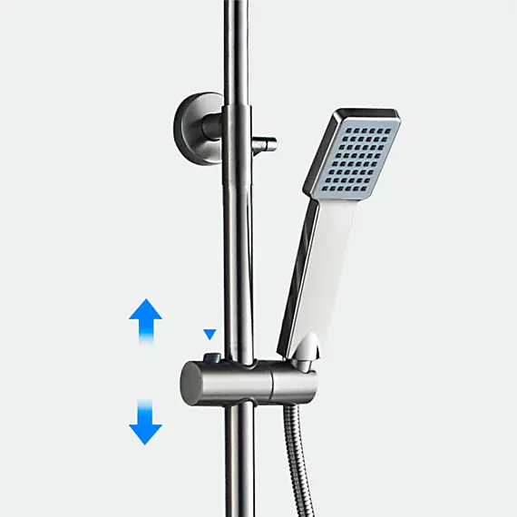 Душевая стойка Ledeme L72401 нержавеющая сталь, изображение 10