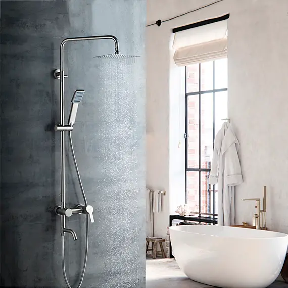 Душевая стойка Ledeme L72401 нержавеющая сталь, изображение 14