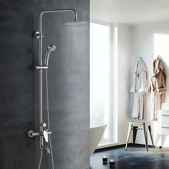 Душевая стойка Ledeme L72402 нержавеющая сталь, изображение 10