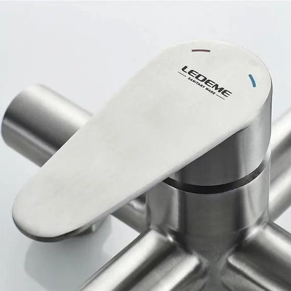 Душевая стойка Ledeme L72402 нержавеющая сталь, изображение 4