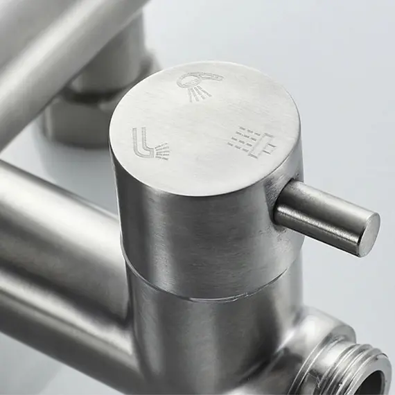 Душевая стойка Ledeme L72402 нержавеющая сталь, изображение 5