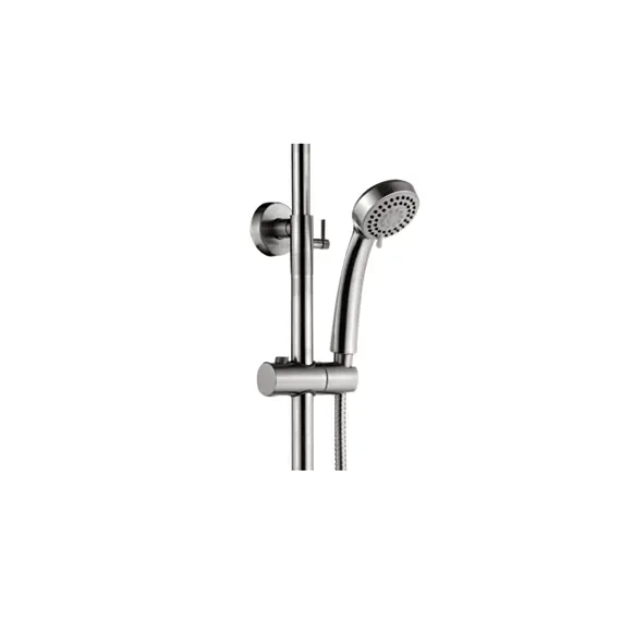 Душевая стойка со смесителем Ledeme L72403-2 нержавеющая сталь, изображение 4