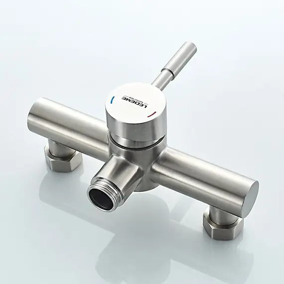 Душевая стойка со смесителем Ledeme L72405 нержавеющая сталь, изображение 3