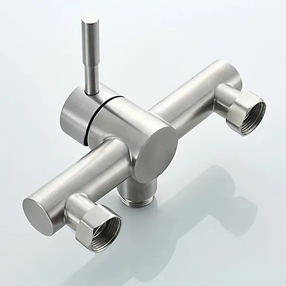 Душевая стойка со смесителем Ledeme L72405 нержавеющая сталь, изображение 5