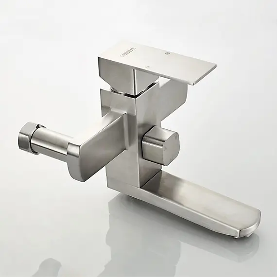 Душевая стойка со смесителем Ledeme R L72433 нержавеющая сталь, изображение 3