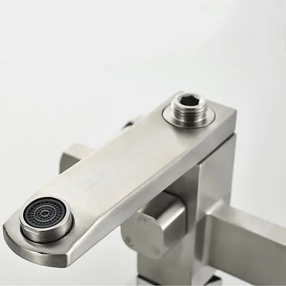 Душевая стойка со смесителем Ledeme R L72433 нержавеющая сталь, изображение 4