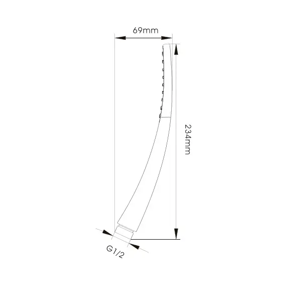Лейка для душа Ledeme M05 хром, изображение 2