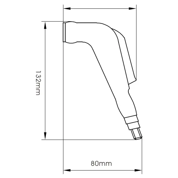 Гигиеническая лейка Ledeme M31 хром, изображение 2