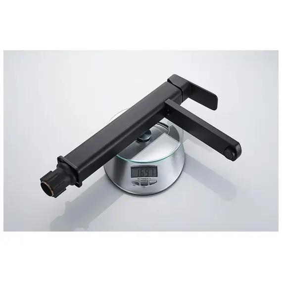 Смеситель для раковины высокий Ledeme R L1133B черный матовый, изображение 5